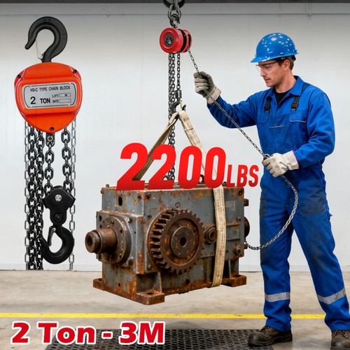 Lifting chain hoist block - chain,