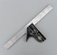 Vintage Rare J.Rabone & Sons Birmingham Combination Square No 1902 Rule 12''