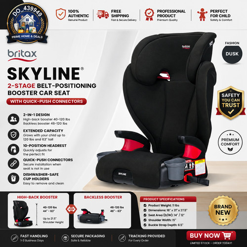 Britax skyline stage booster - skyline, 2-stage