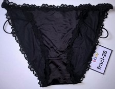 Sexy BLACK Slippery Satin 28"