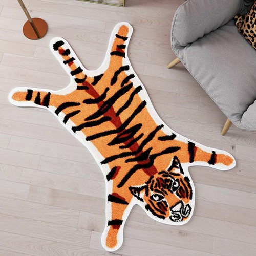 Carton tiger print area - print, rug