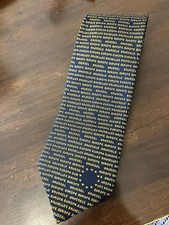 European Union Brussels Bruxelles Silk Tie