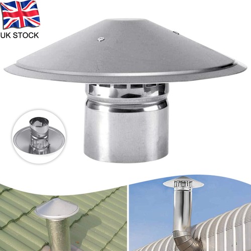 Stainless steel chimney roof - stainless,