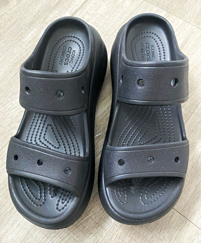 Crocs classic black slider - classic,