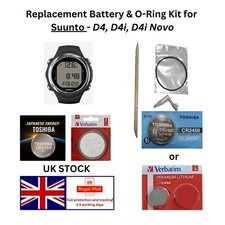 Battery Kit for Suunto D4, D4i, D4i Novo Dive Computer UK stock