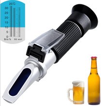 XINJIAYI Refractometer Beer Brix Refractometer  Meter with Two Scales Specific