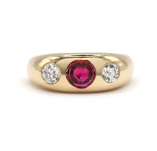 Natural ruby round - ruby,