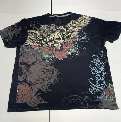 Y2k marc ecko winged - skull, &