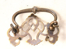 Bundle Antique Brass Drop Handle Baroque Cabinet Pull Handles