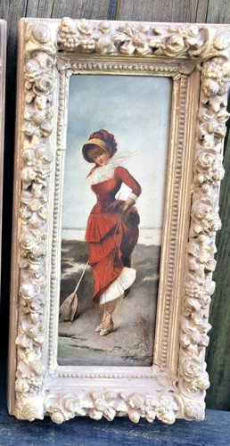 Oil painting antique victorian - oil,