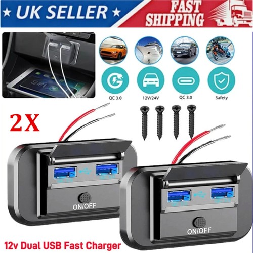 12v dual usb fast - usb,