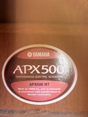 Yamaha apx500 thinline - apx500,