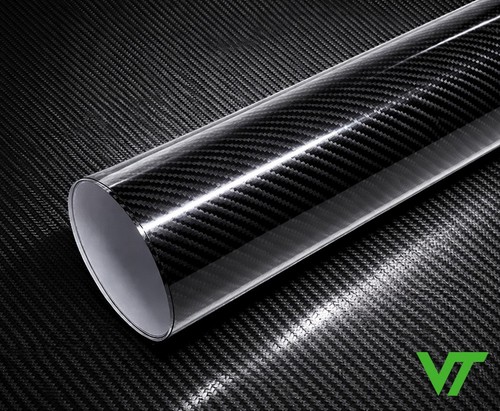 Black carbon fibre vinyl - carbon,