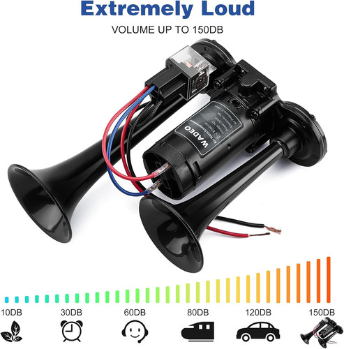 150db air horn - air, 12v,