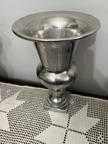Pewter urn vase - vase, 28cm