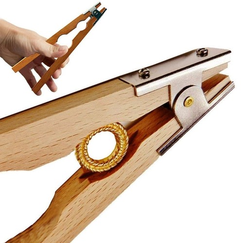 Ring clamp holder wooden - ring,