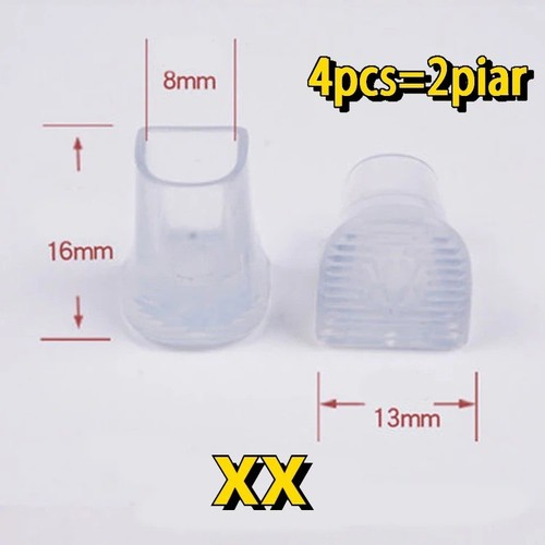 4pcs 2pair silicone heel - silicone,