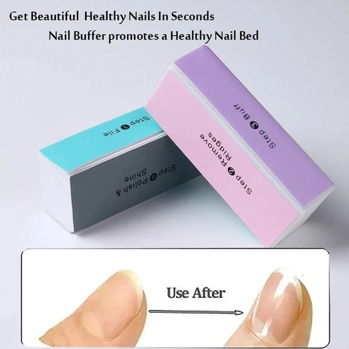 Sided nail buffer block - 4-sided,