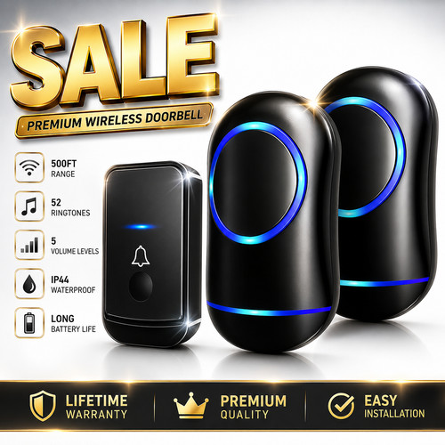 Wireless door bell doorbell - door,