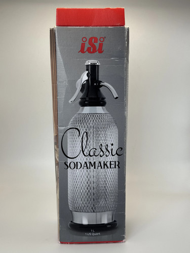 Isi classic soda siphon silver - soda,