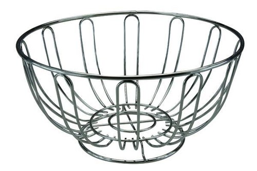 New chrome metal fruit - new,