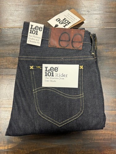 Lee 101z rider raw dry - raw, indigo