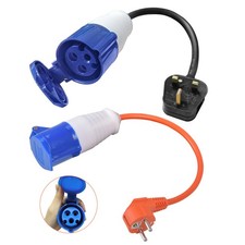 Caravan Motorhome Camping Adaptor Hook Up Leads Electrical Power Supply Cable