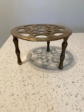 Pre 1980’s brass trivet. The