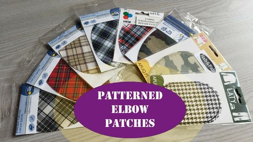 Patterned elbow knee - iron, on