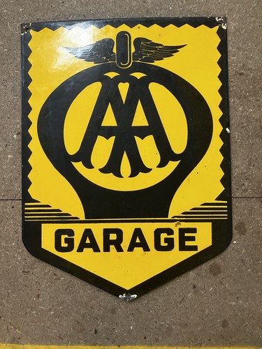 Garage enamel advertising - enamel,