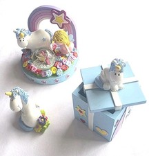 Unicorn fairy trinket box - unicorn, &