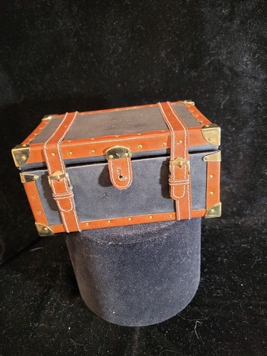 Miniature steamer trunk - steamer,