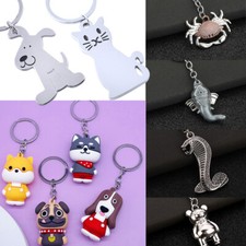 3D Animals Dog Cat Silver