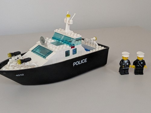Lego police rescue boat - police,