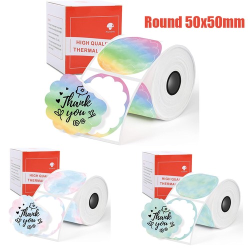 Round self adhesive thermal - round,