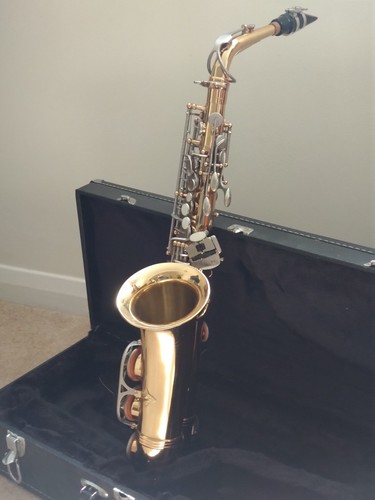 Earlham alto saxophone with - alto,