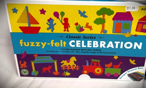Fuzzy felt celebration bumper - felt,