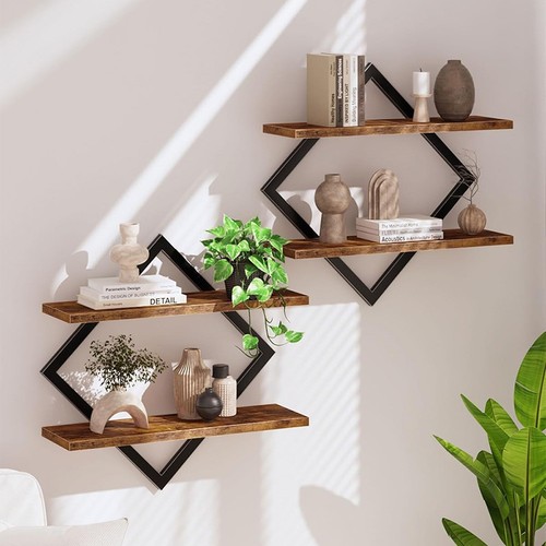 Pack floating wall shelves - wall,