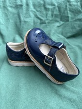 CLARKS Navy Patent Mary Jane
