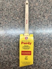 * Purdy 144024025 Medium Stiff Black China Angle Trim Paint Brush 2-1/2 W in.