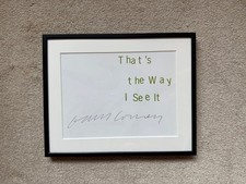 DAVID HOCKNEY - Signed book page - Framed autograph