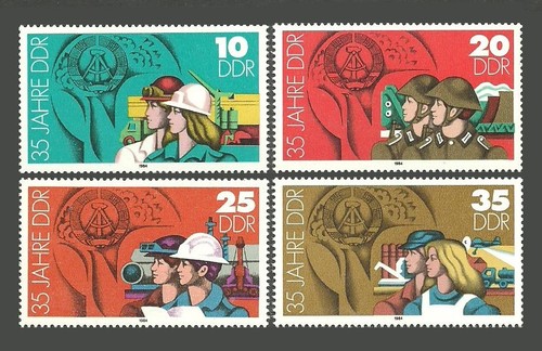 East germany ddr stamps 1984 - east,