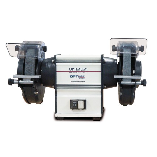 Optimum bench grinder gu20 - 8",