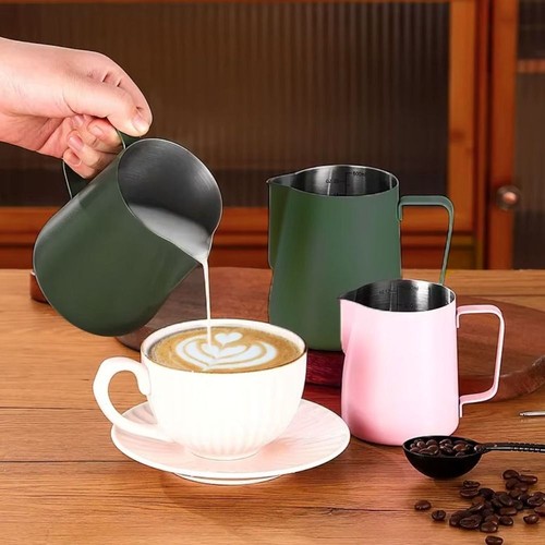 Coffee milk frothing - frothing, pitcher