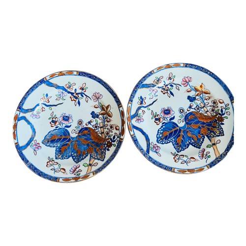 Pair spode new stone - pair, plates