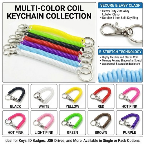 Spiral clip ring stretchy - ring,