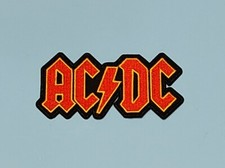 Rock Music Sew / Iron On Embroidered Patch:- AC/DC (d)