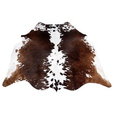 Large Real Cowhide Rug Dark