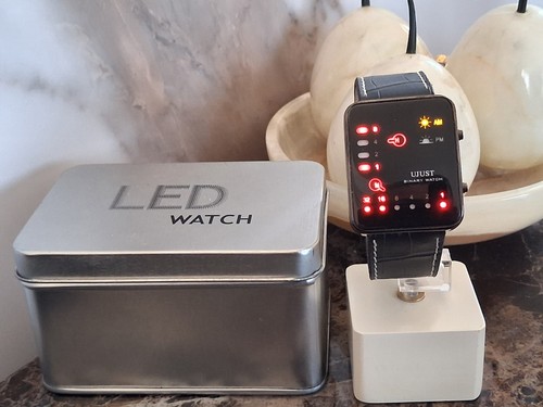 Mens led binary watch - led, original