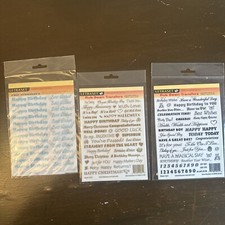 Letraset Rub Down Transfers